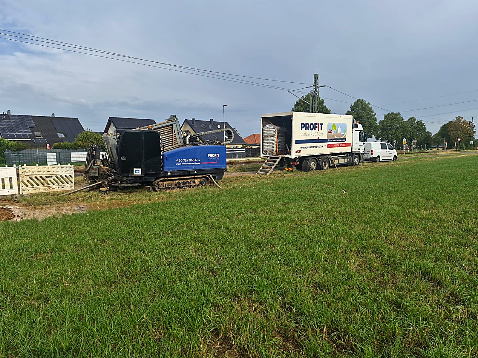 Připojení telefonního vysílače k optické síti – Euskirchen (DE)